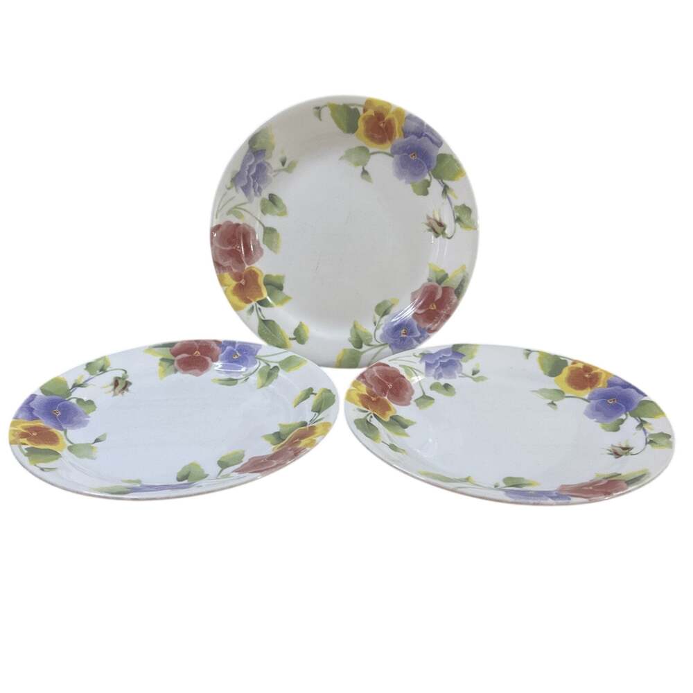 Set of 3 Corelle Summer Blush 7 .25" Salad Bread and Butter Salad Dessert Plates